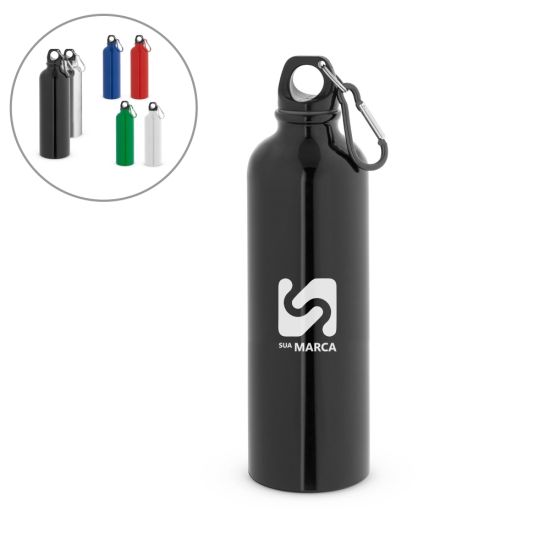 Squeeze Esportiva Karsten L em Aço Inox de Parede Simples 820ml