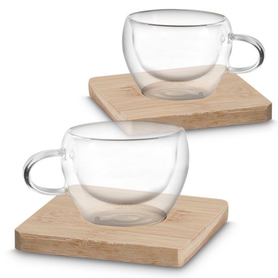 Conjunto de Xícaras de Vidro 60ml