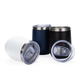 Copo Inox Parede Dupla 320ml - Pintura eletrostática 