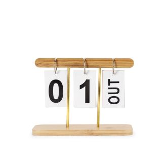 Calendário Permanente Bambu