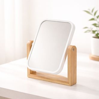 Espelho de Mesa Retangular Bambu