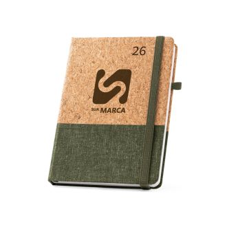 Agenda 2026 Quental A5 em Cortiça e Linho