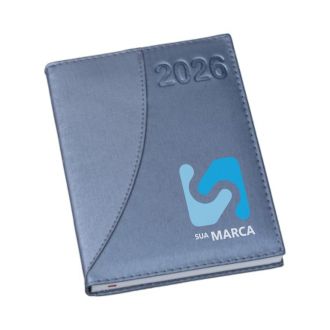 Agenda 2026 Metalizada Azul com Azul