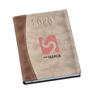 Agenda 2026 Estampada Marrom
