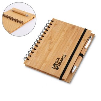 Bloco de Anotações Ecológico com Porta Caneta