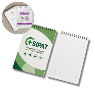 Bloco de Anotação Sob Medida com Wire-O – 15 x 10 cm