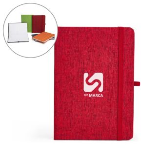 Caderneta em Linho com Porta Caneta