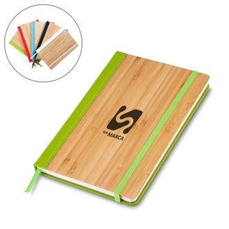 Caderneta em Bambu
