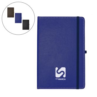 Caderneta em Couro Sintético