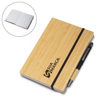 Caderneta em Bambu