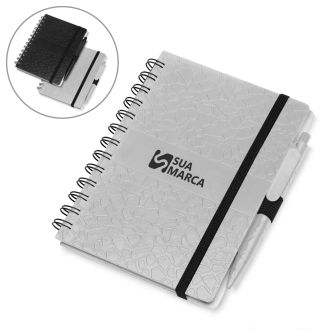 Caderno Plástico com Pauta