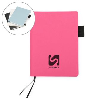 Caderneta Couro Sintético A6