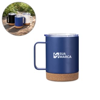 Caneca Térmica com Cortiça de 330ml