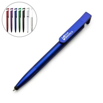 Caneta Plástica Touch com Suporte