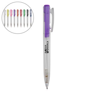 Caneta Plástica Transparente