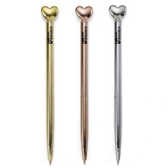 Caneta Metal Coração