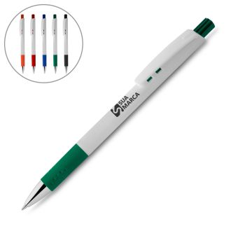 Caneta Plástica com 