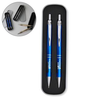 Conjunto Caneta e Lapiseira Metal