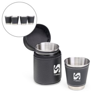 Kit Copo Inox 50ml 4 Peças