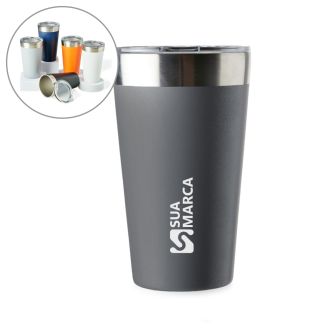 Copo térmico de inox 473ml