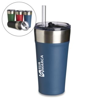 Copo Térmico com Canudo 500ml
