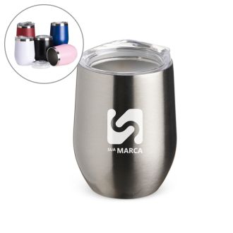 Copo Inox Parede Dupla 320ml