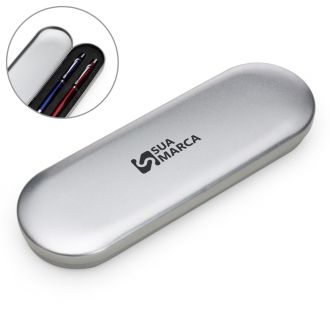 Estojo Metal para 2 Canetas