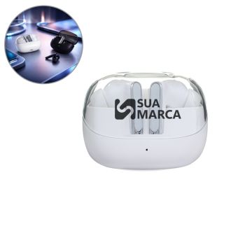 Fone de Ouvido Bluetooth com Case Carregador