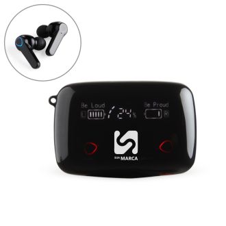 Fone de Ouvido Bluetooth com Case Carregador