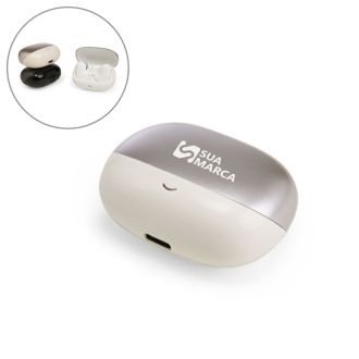 Fone de Ouvido Bluetooth com Case Carregador