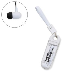 Fone de Ouvido Bluetooth com Estojo e Cabo