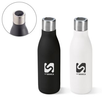 Garrafa em aço inox 90%