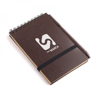 Kit com Bloco de Anotações e Caneta