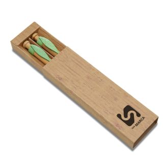 Kit Caneta e Lapiseira Bambu