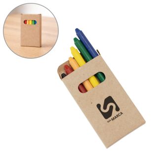 Kit Giz de Cera 6 Cores