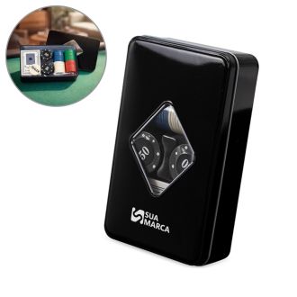 Kit Poker com 80 Fichas