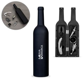 Kit Vinho Garrafa 5 Peças