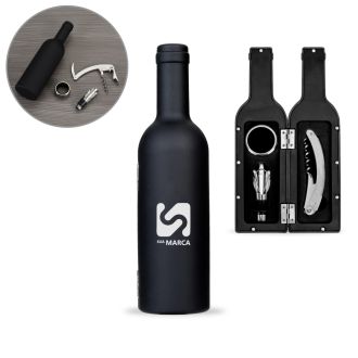 Kit Vinho Garrafa 3 Peças