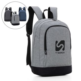 Mochila Poliéster com Compartimento para Notebook até 14 polegadas