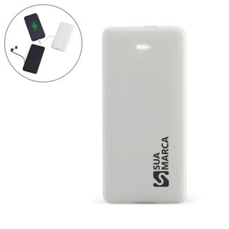 Power Bank 10.000mAh com Indicador LED