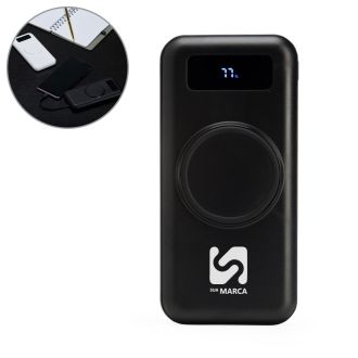 Power Bank 10.000mAh com Carregamento via Indução ou via Cabo