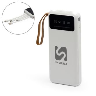 Power Bank 10.000mAh com Lanterna e Multissaídas