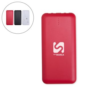 Power Bank 10.000mAh com Lanterna e Multissaídas