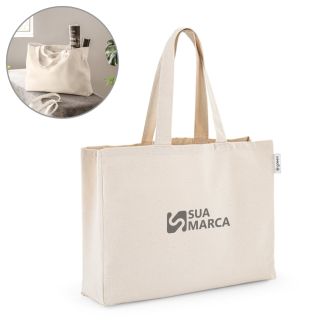 Sacola com algodão reciclado