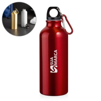 Squeeze em Alumínio com Mosquetão 500ml Erald