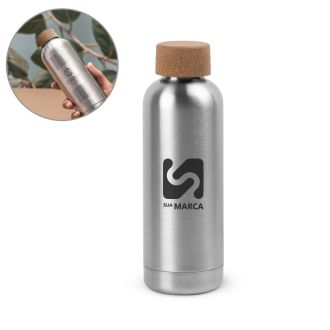 Squeeze Daley em Aço Inox de Parede Simples 760ml
