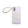 Power Bank 10.000mAh com Carregamento via Indução ou via Cabo