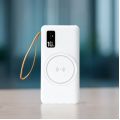 Power Bank 10.000mAh com Carregamento via Indução ou via Cabo