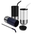 Copo Inox com Canudo 500ml