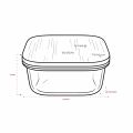 Marmita Vidro 400ml